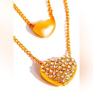 💛💕💛 “MISMATCHED MODEL” GOLD NECKLACE WITH FREE EARRINGS ~ PAPARAZZI❗️ 💛💕💛